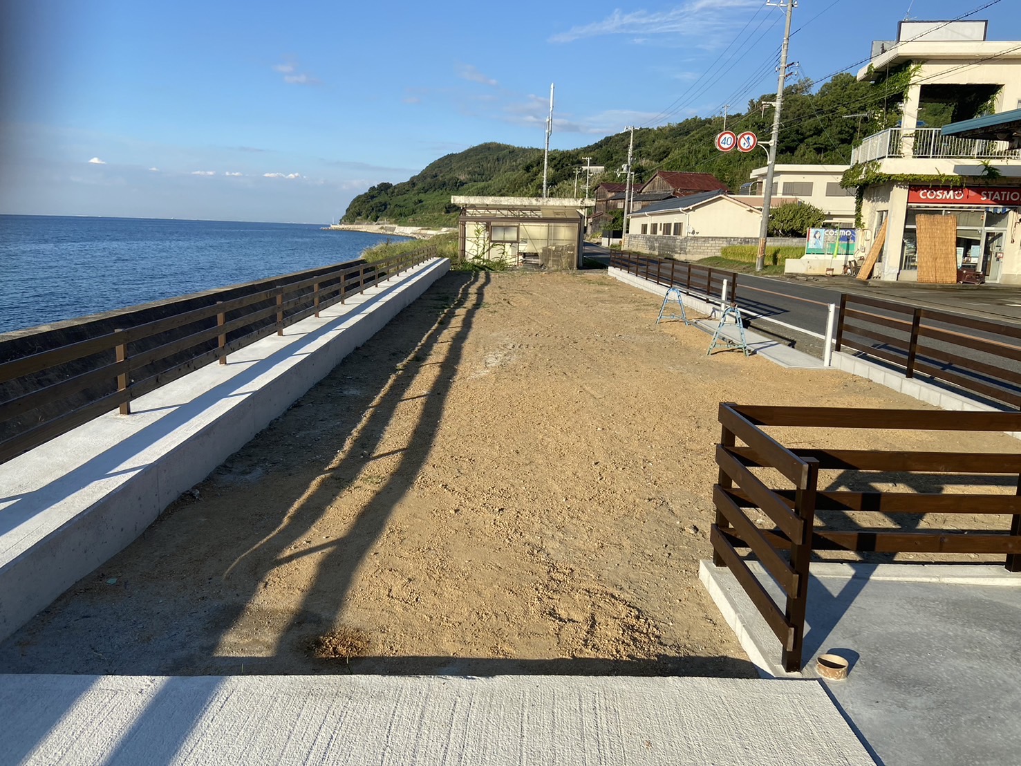 淡路島　貸別荘　ブリージーブルーさん造成工事